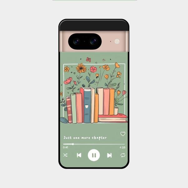 Soft Volume Stories Glass Case Cover For Google Pixel 8 5G