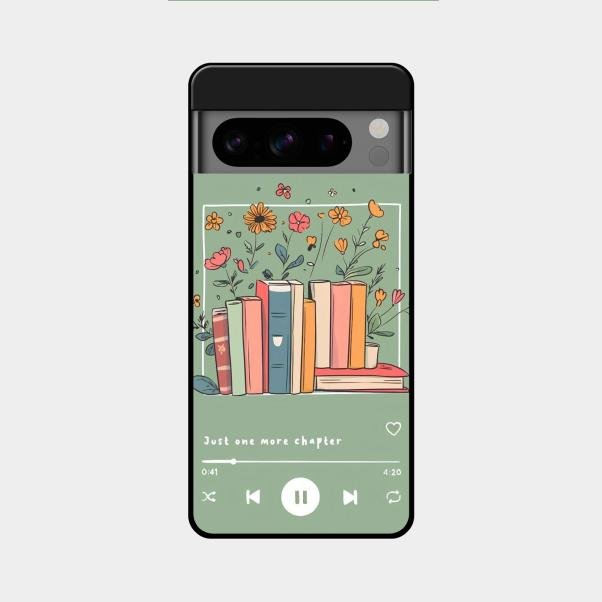 Soft Volume Stories Glass Case Cover For Google Pixel 8 Pro 5G