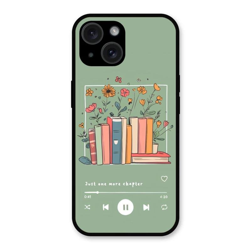Soft Volume Stories Glass Case Cover For iPhone 15 Plus