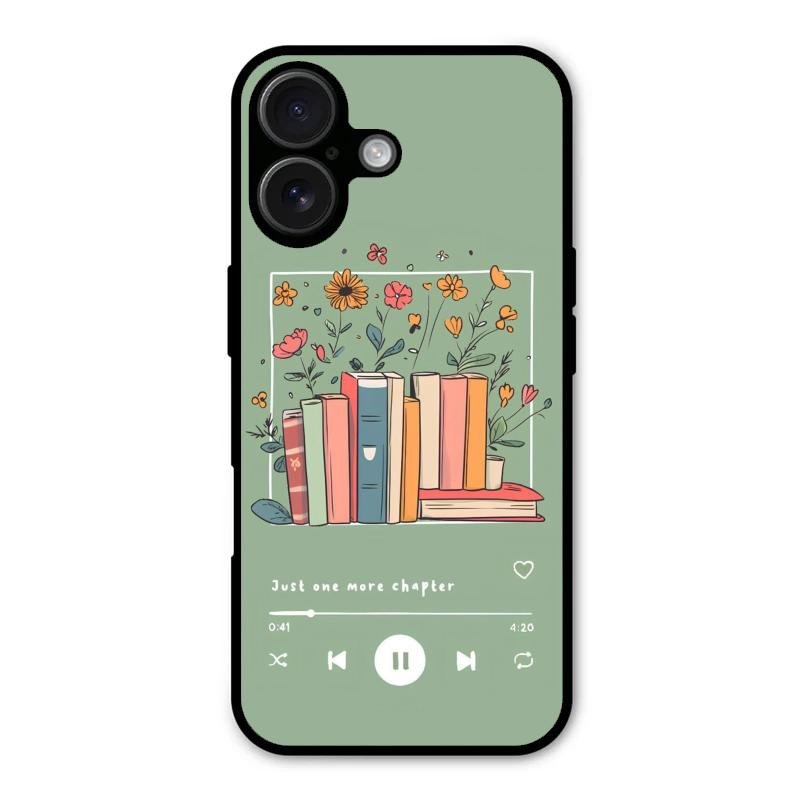 Soft Volume Stories Glass Case Cover For iPhone 16 Plus