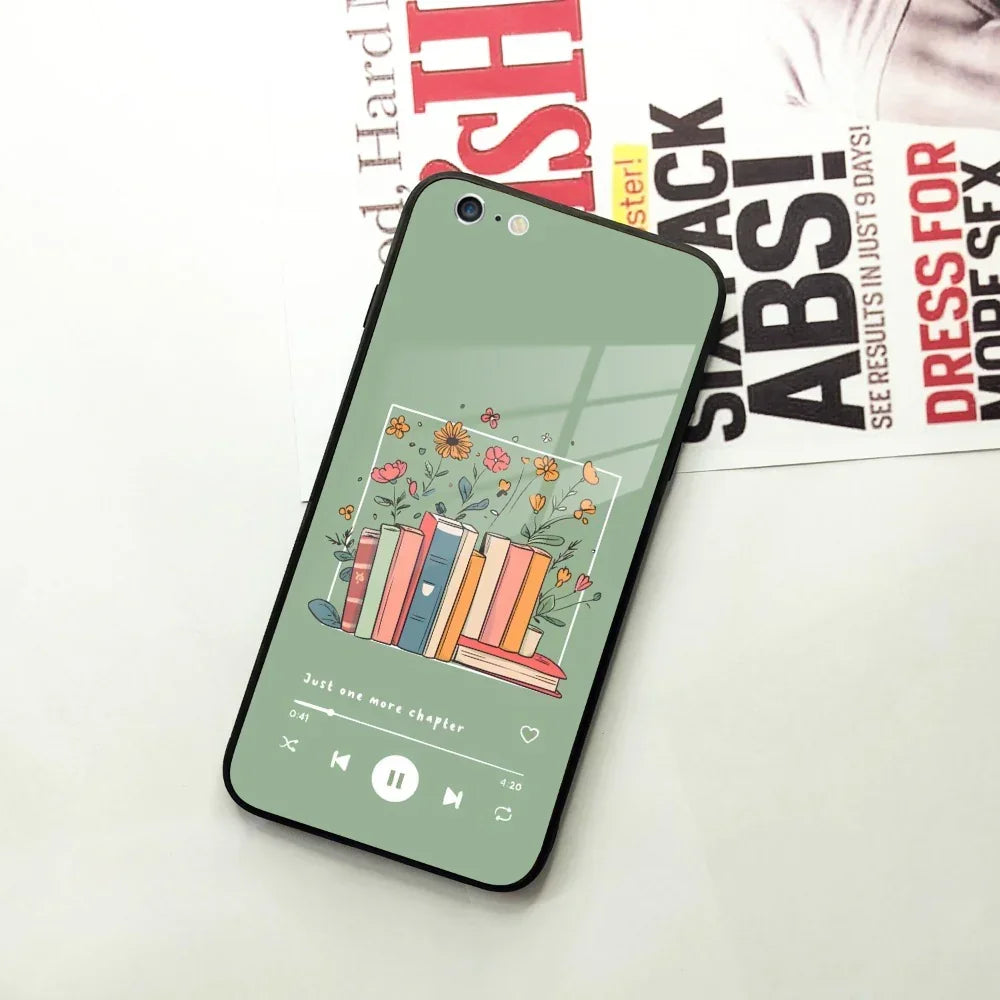 Soft Volume Stories Glass Case Cover For iPhone - ShopOnCliQ