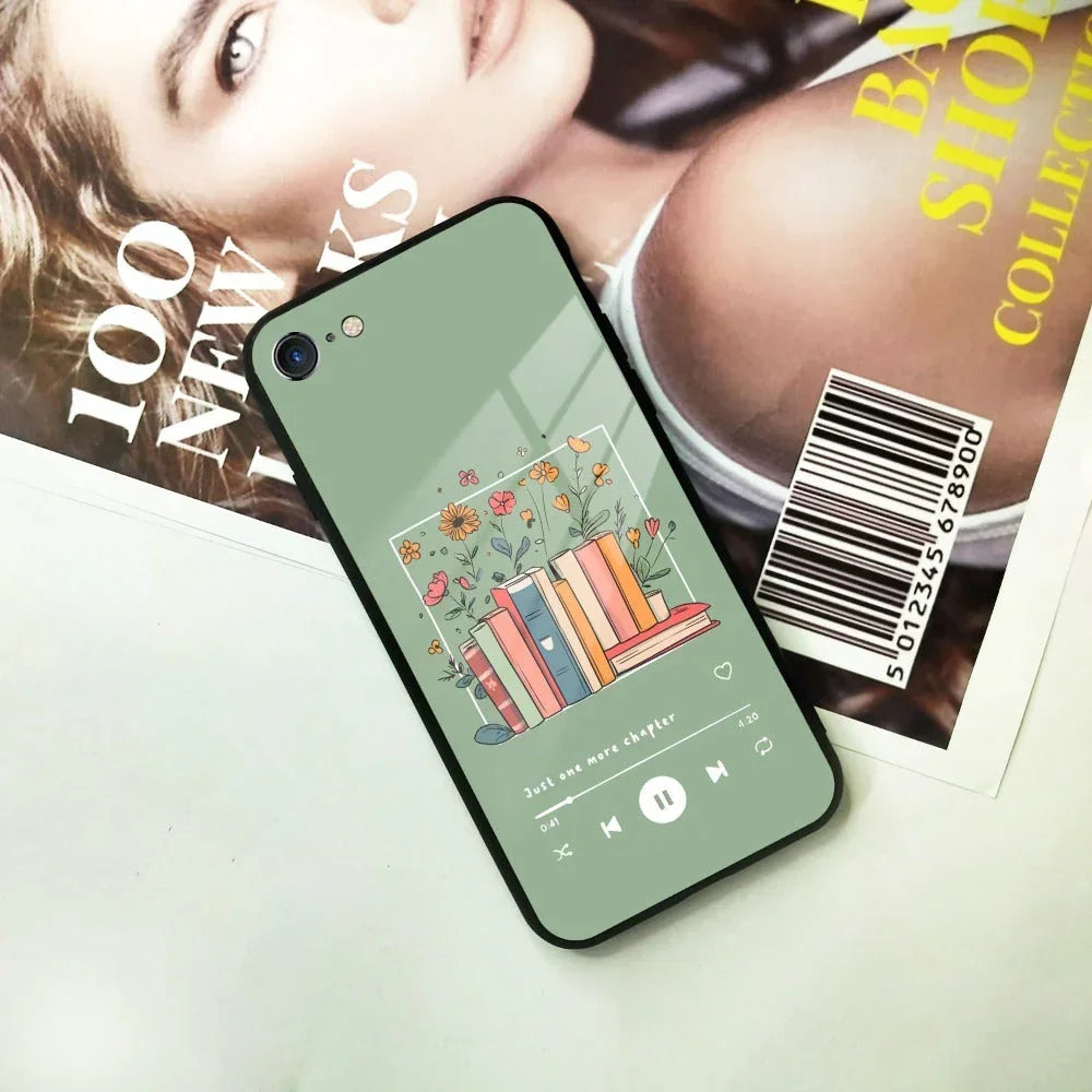 Soft Volume Stories Glass Case Cover For iPhone - ShopOnCliQ