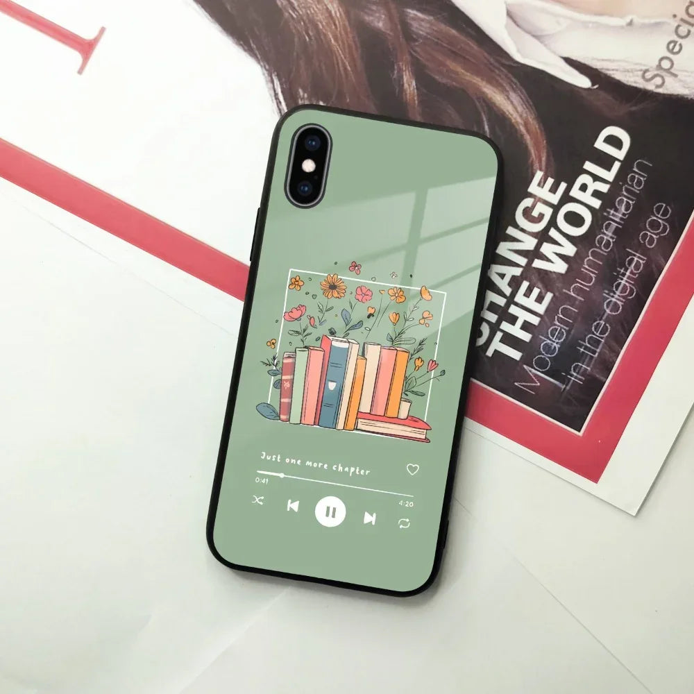 Soft Volume Stories Glass Case Cover For iPhone - ShopOnCliQ