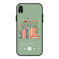 Soft Volume Stories Glass Case Cover For iPhone XR