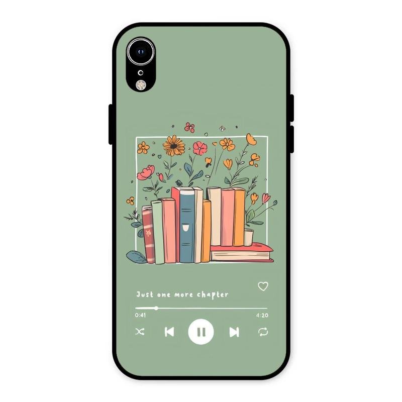 Soft Volume Stories Glass Case Cover For iPhone XR