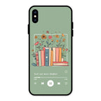 Soft Volume Stories Glass Case Cover For iPhone XS Max