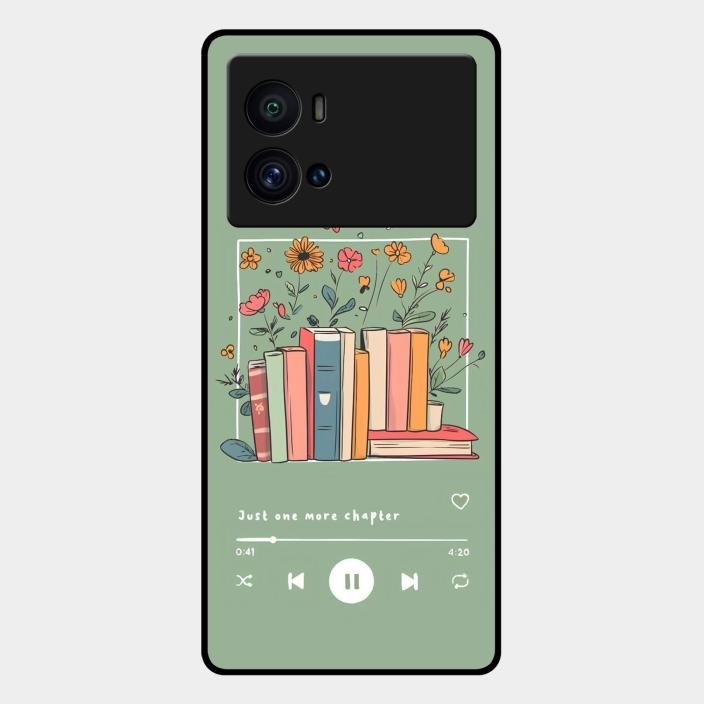 Soft Volume Stories Glass Case Cover For Iqoo 9 Pro 5G