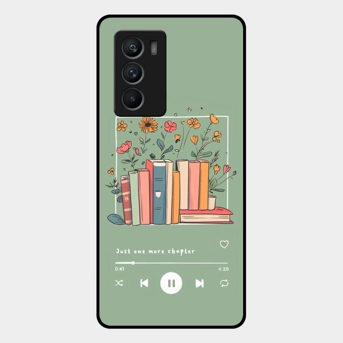 Soft Volume Stories Glass Case Cover For Iqoo 9 Se 5G