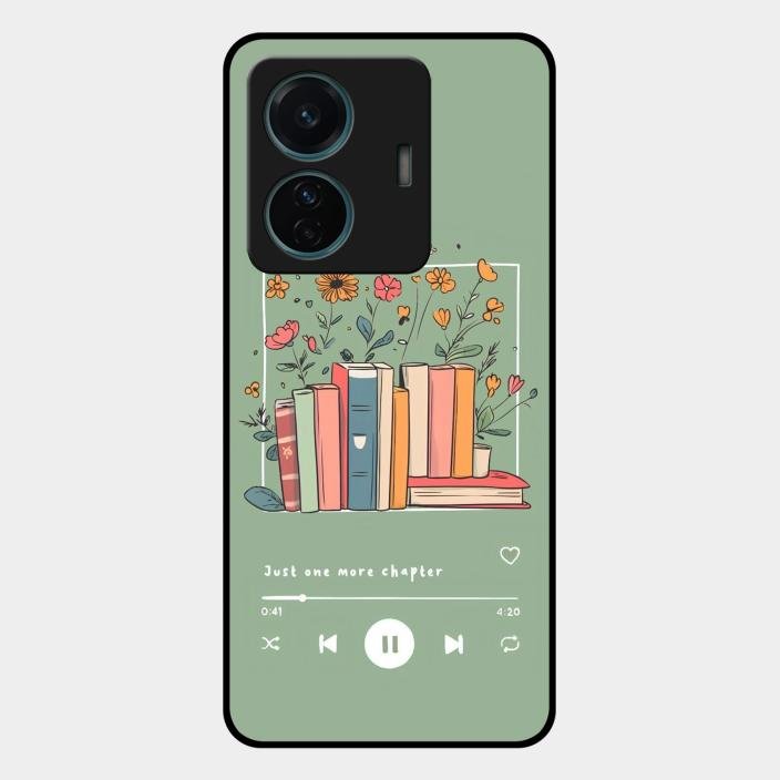 Soft Volume Stories Glass Case Cover For Iqoo Z6 Pro 5G