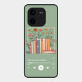 Soft Volume Stories Glass Case Cover For Iqoo Z9X 5G