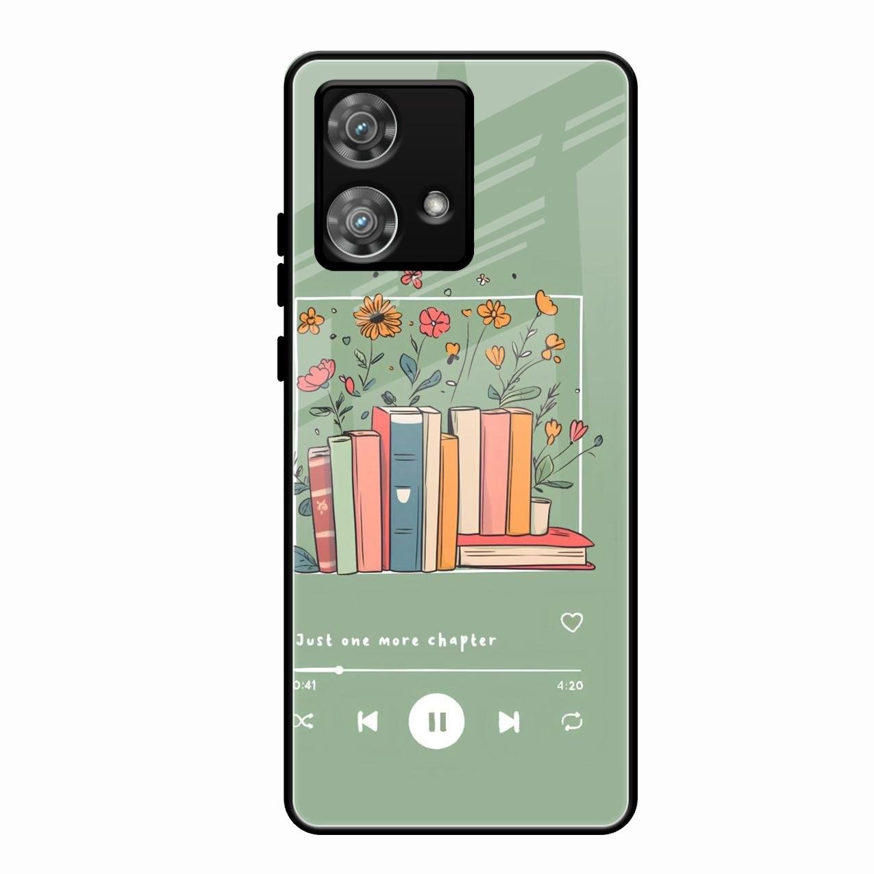 Soft Volume Stories Glass Case Cover For Motorola Edge 40 5G