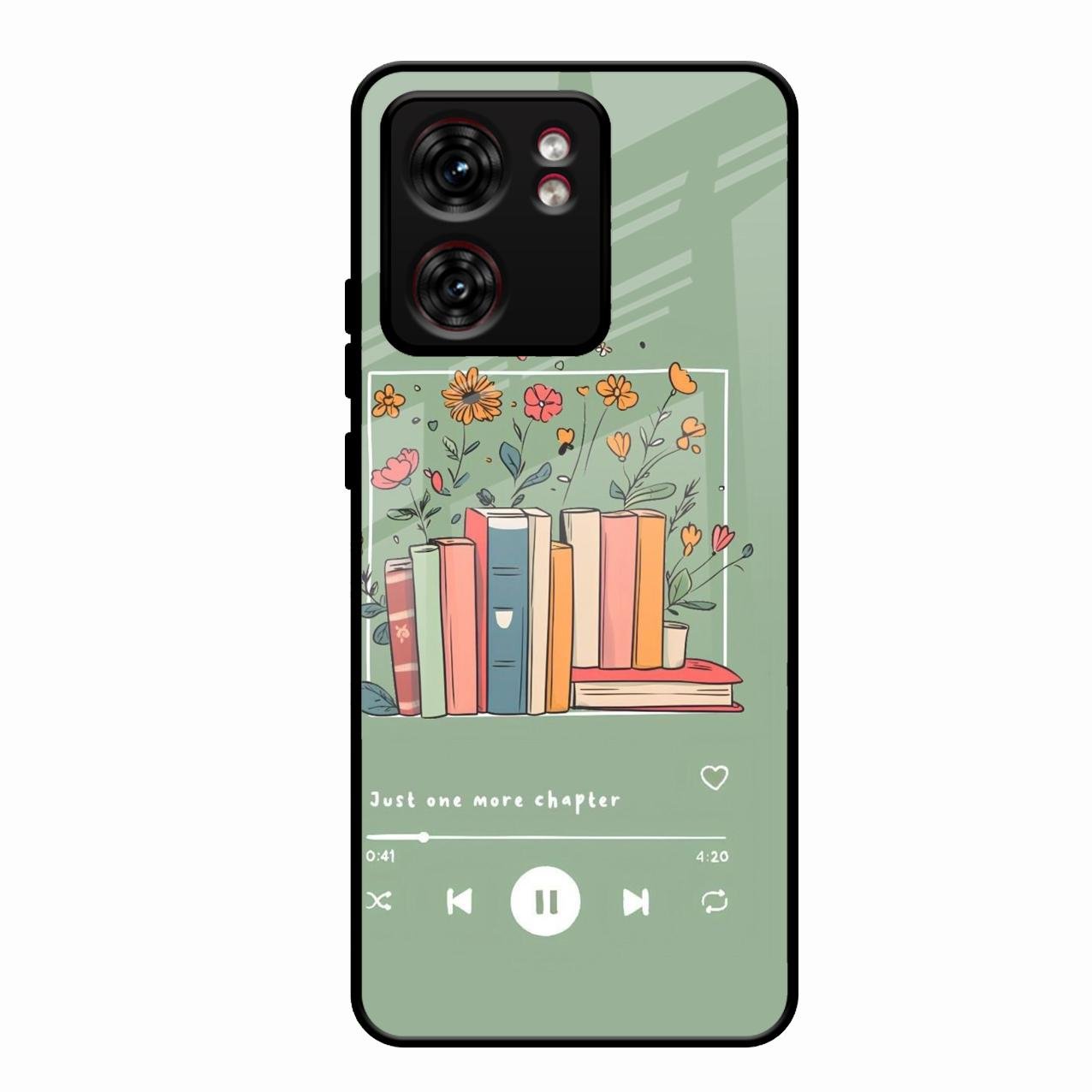 Soft Volume Stories Glass Case Cover For Motorola Edge 40