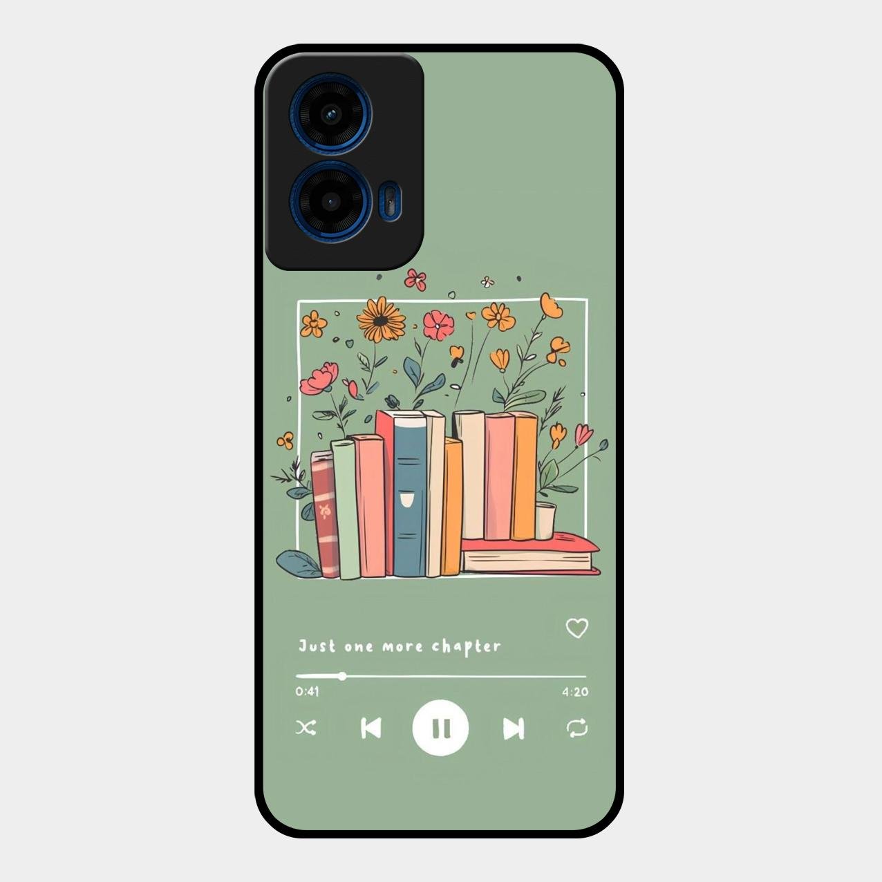 Soft Volume Stories Glass Case Cover For Motorola G45 5G