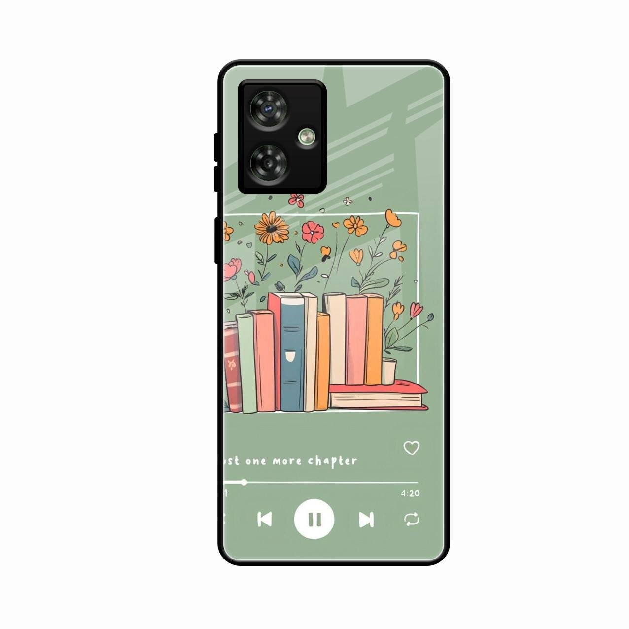 Soft Volume Stories Glass Case Cover For Motorola G54 5G