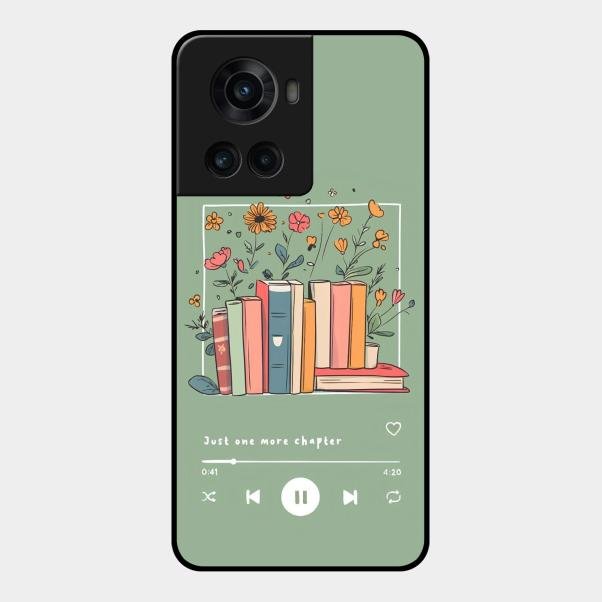 Soft Volume Stories Glass Case Cover For Oneplus 10R 5G
