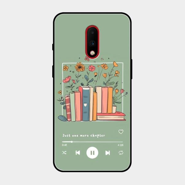 Soft Volume Stories Glass Case Cover For Oneplus 7