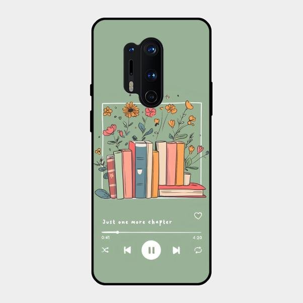 Soft Volume Stories Glass Case Cover For Oneplus 8 Pro