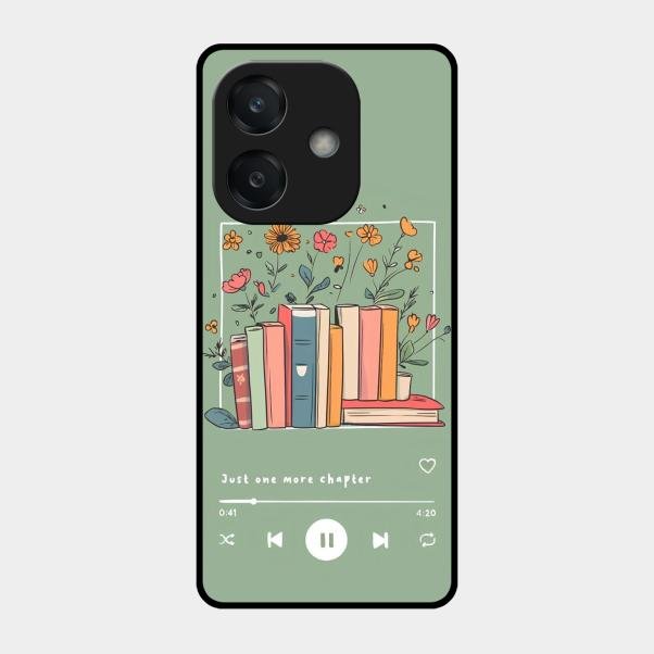 Soft Volume Stories Glass Case Cover For Oppo A3X 5G