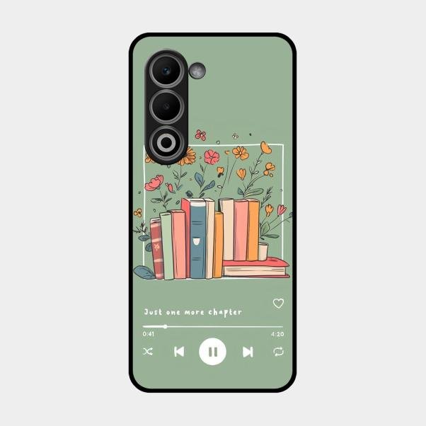 Soft Volume Stories Glass Case Cover For Oppo A5 5G