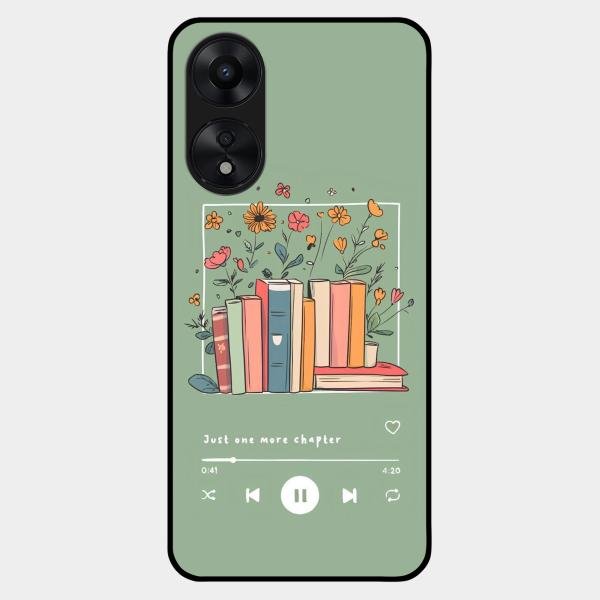 Soft Volume Stories Glass Case Cover For Oppo A78 5G