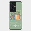 Soft Volume Stories Glass Case Cover For Oppo A79 5G