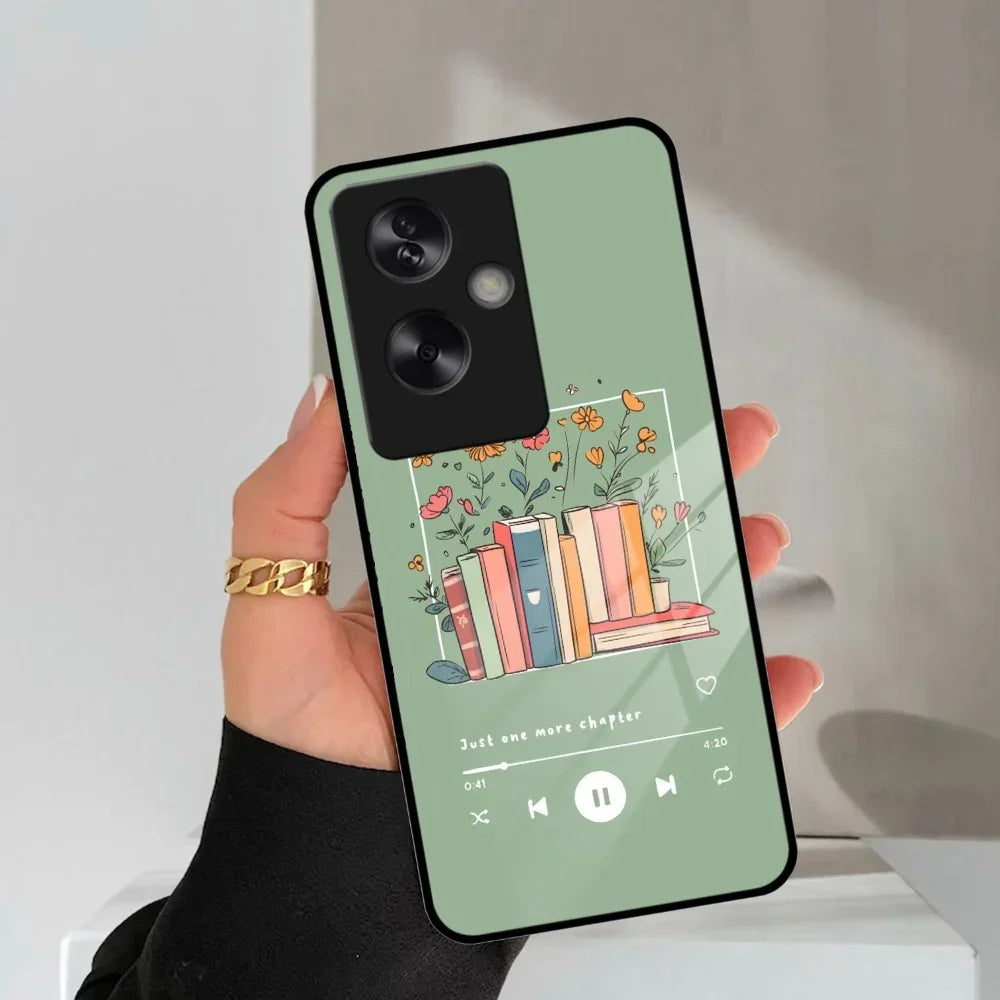 Soft Volume Stories Glass Case Cover For Oppo - ShopOnCliQ