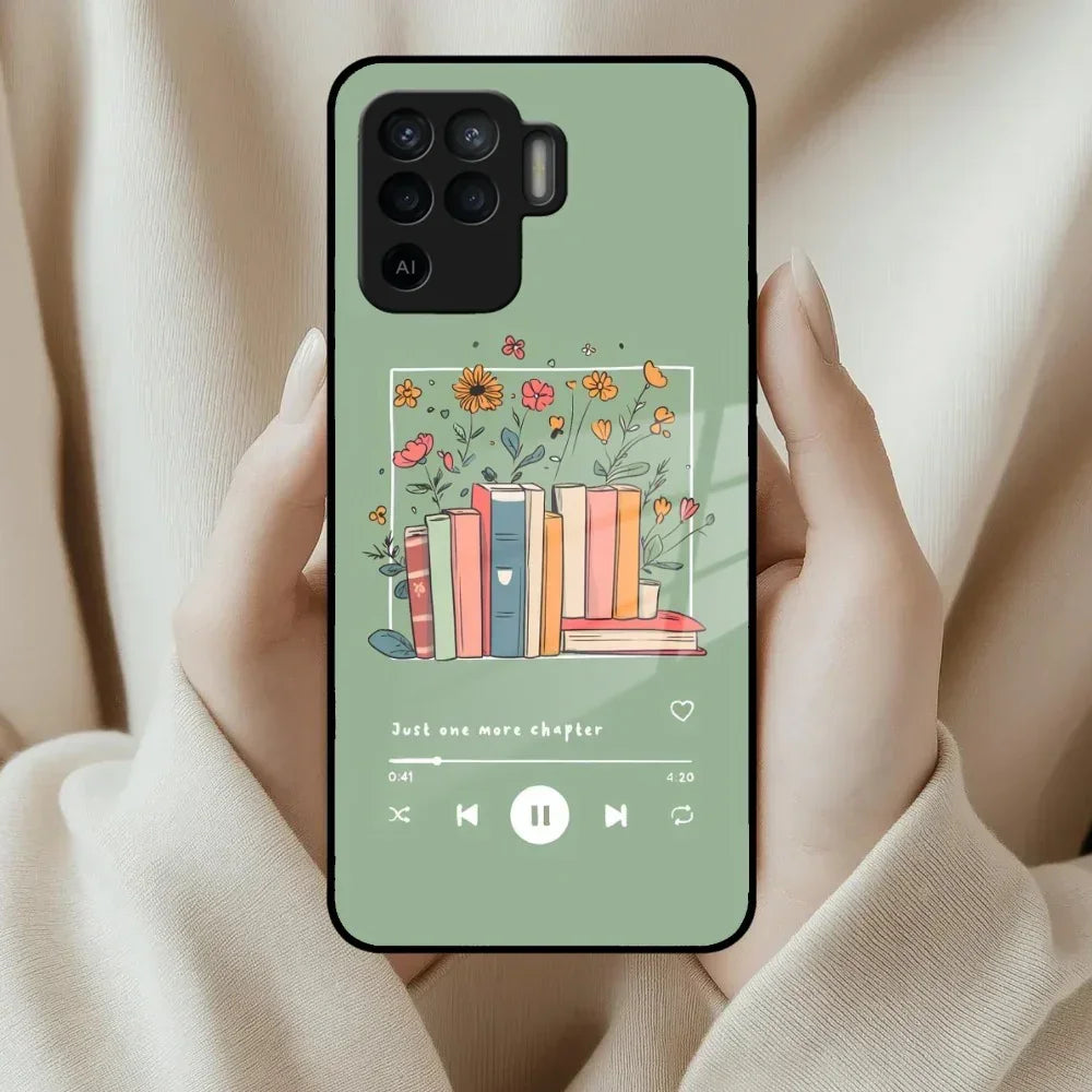 Soft Volume Stories Glass Case Cover For Oppo - ShopOnCliQ