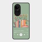 Soft Volume Stories Glass Case Cover For Oppo Reno 10 5G