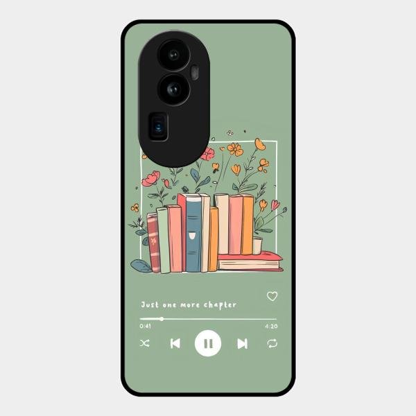 Soft Volume Stories Glass Case Cover For Oppo Reno 10 Pro Plus 5G