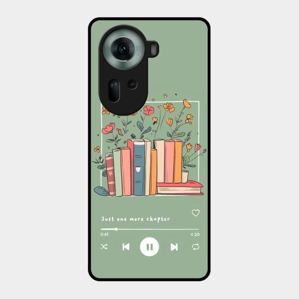 Soft Volume Stories Glass Case Cover For Oppo Reno 11 5G