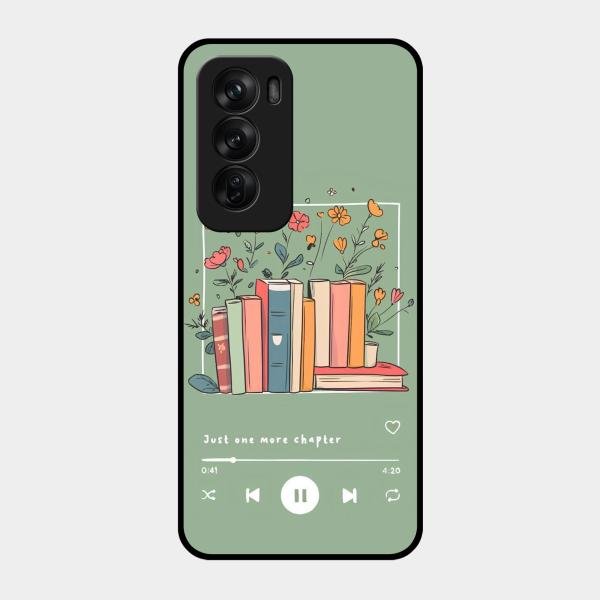 Soft Volume Stories Glass Case Cover For Oppo Reno 12 Pro 5G