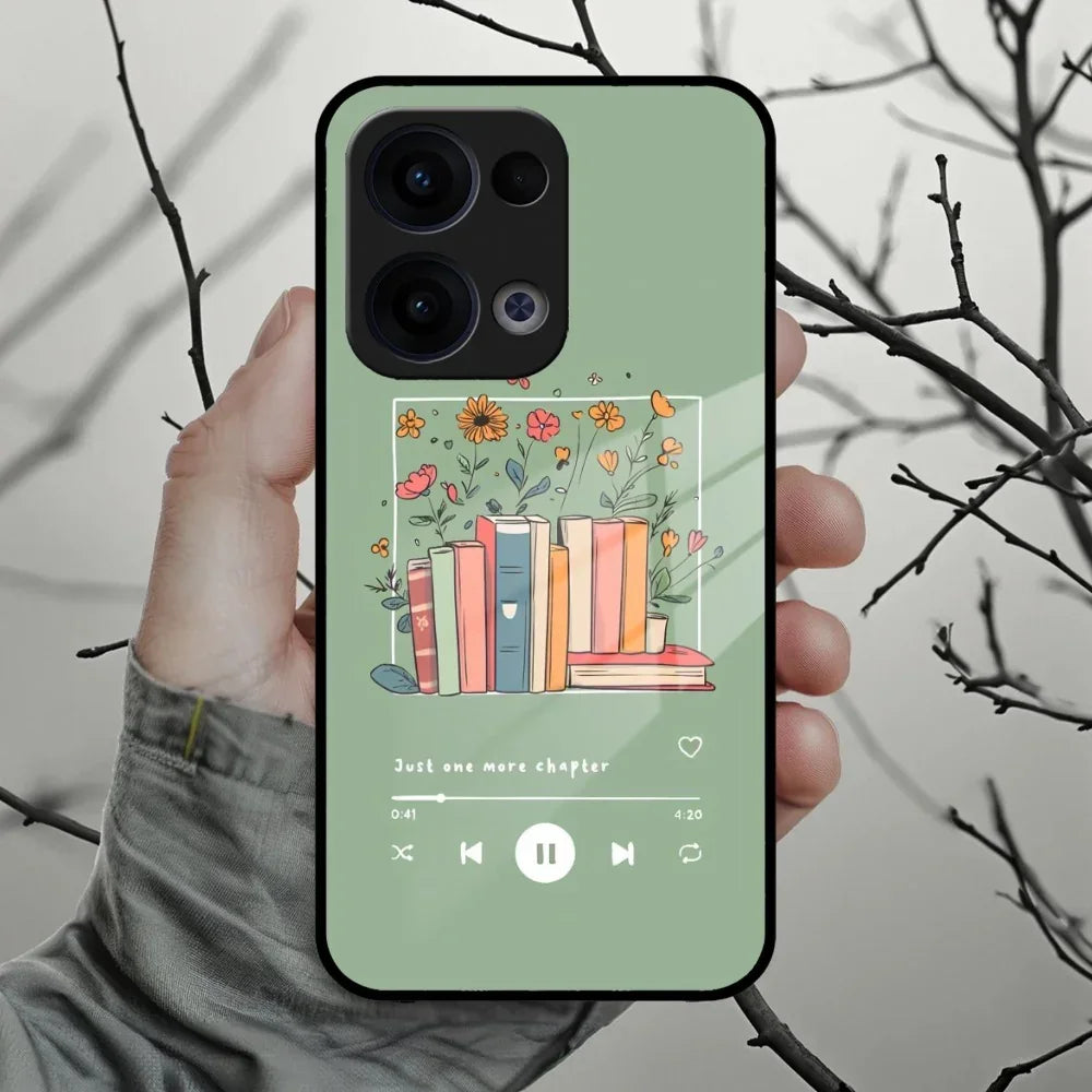 Soft Volume Stories Glass Case Cover For Oppo - ShopOnCliQ