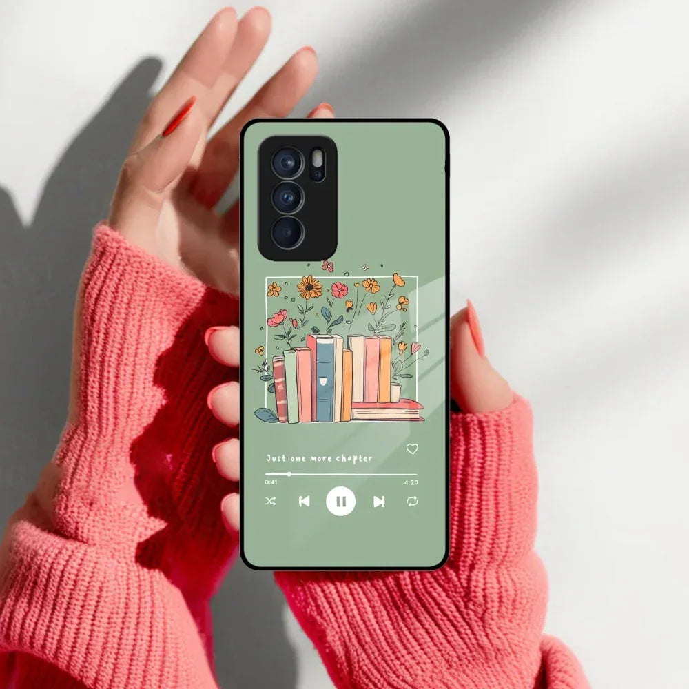 Soft Volume Stories Glass Case Cover For Oppo - ShopOnCliQ