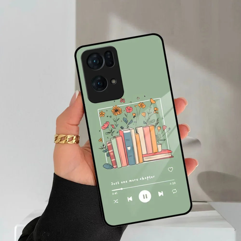 Soft Volume Stories Glass Case Cover For Oppo - ShopOnCliQ