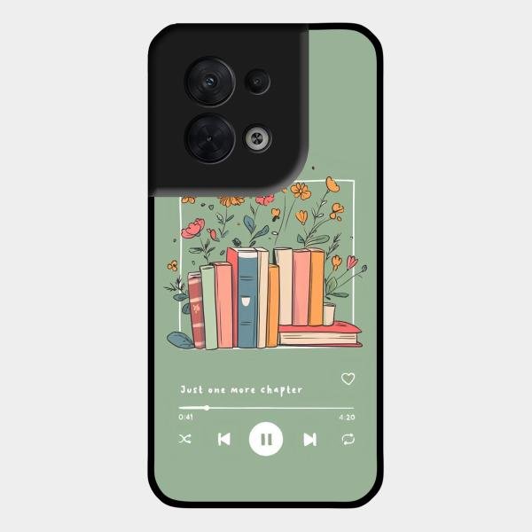 Soft Volume Stories Glass Case Cover For Oppo Reno 8 5G