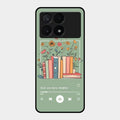 Soft Volume Stories Glass Case Cover For Poco X6 Pro 5G