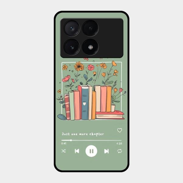 Soft Volume Stories Glass Case Cover For Poco X6 Pro 5G