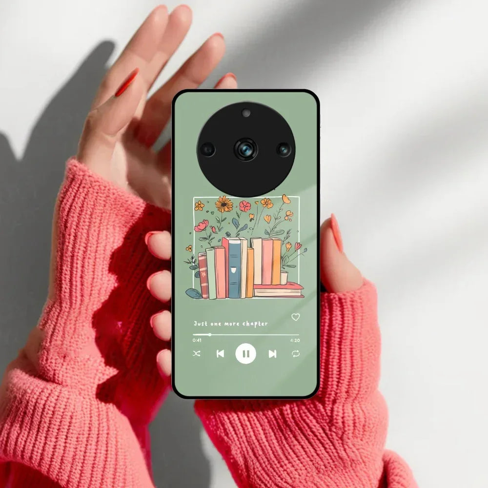 Soft Volume Stories Glass Case Cover For Realme/Narzo - ShopOnCliQ