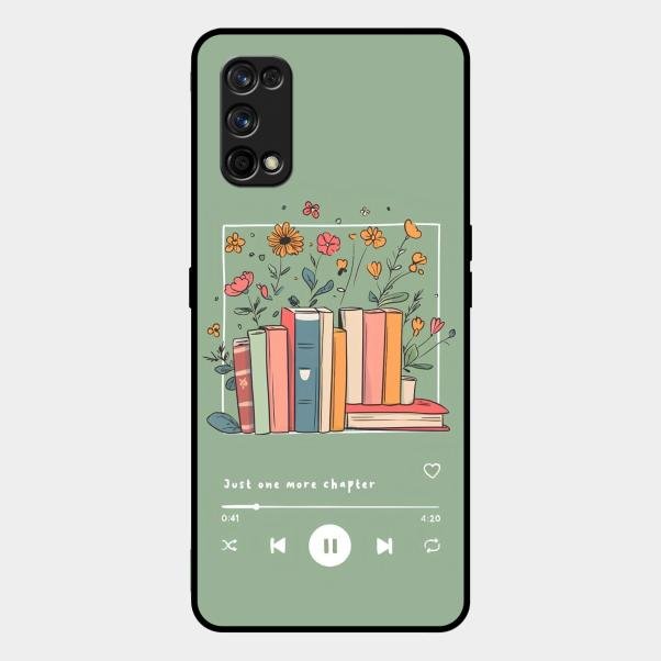 Soft Volume Stories Glass Case Cover For Realme 7 Pro