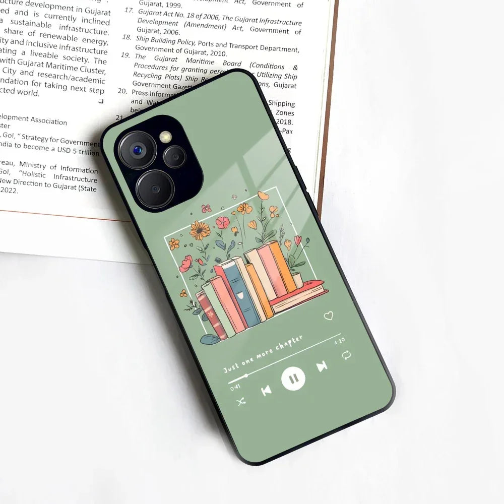 Soft Volume Stories Glass Case Cover For Realme/Narzo - ShopOnCliQ