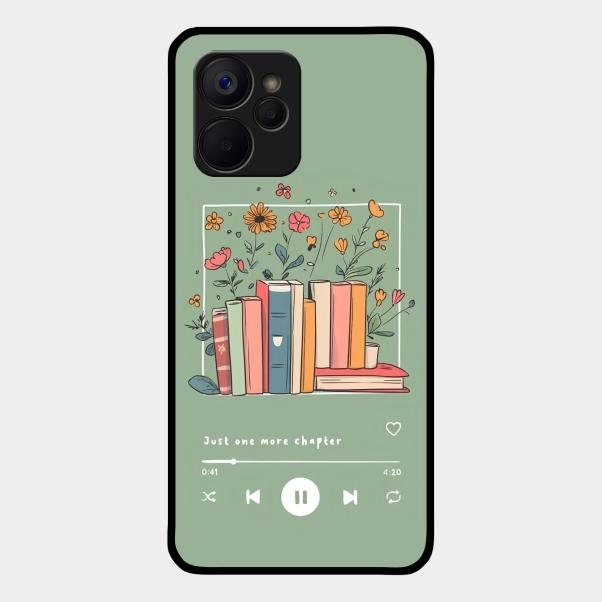 Soft Volume Stories Glass Case Cover For Realme 9I 5G