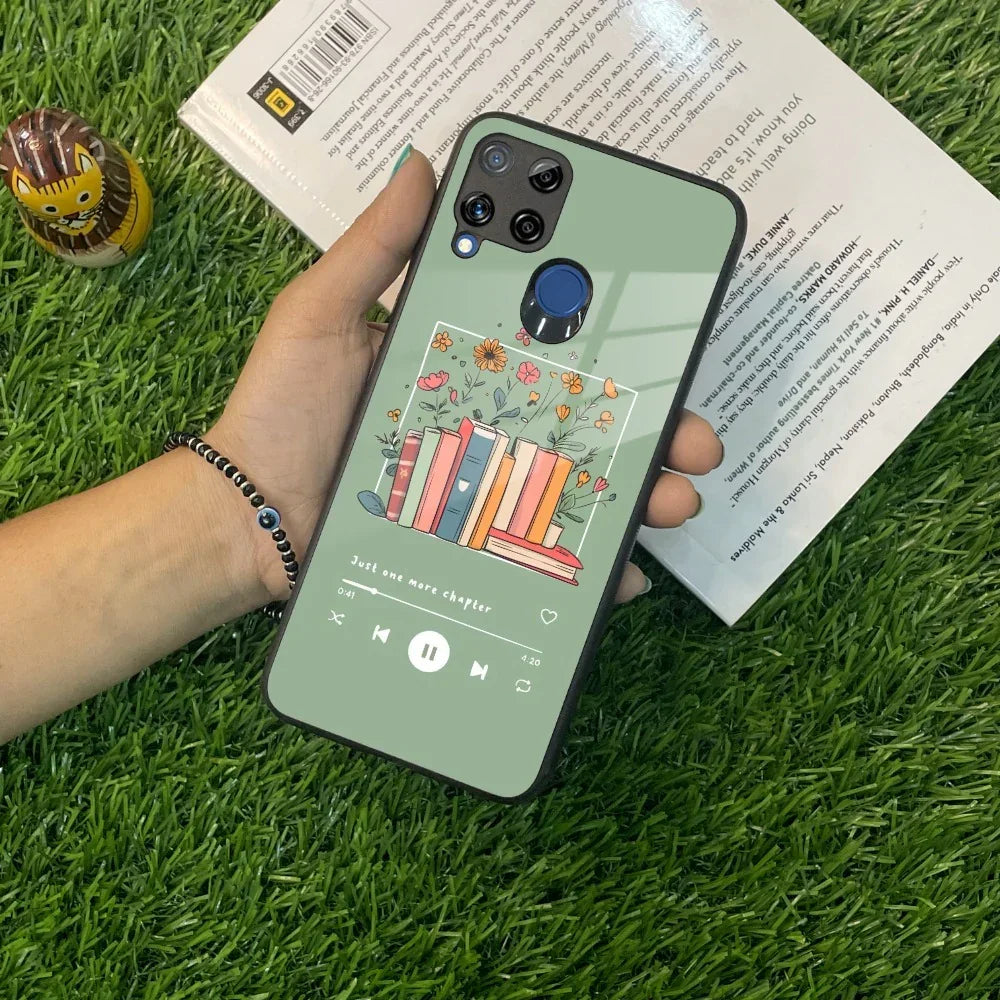 Soft Volume Stories Glass Case Cover For Realme/Narzo - ShopOnCliQ