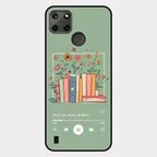 Soft Volume Stories Glass Case Cover For Realme C21Y