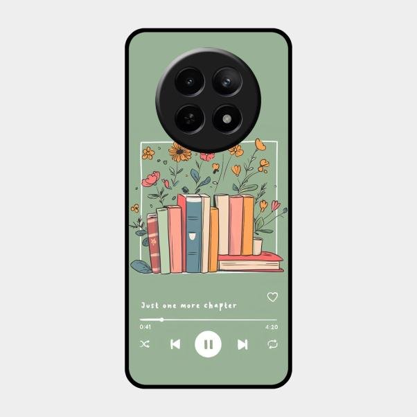 Soft Volume Stories Glass Case Cover For Realme C65 5G
