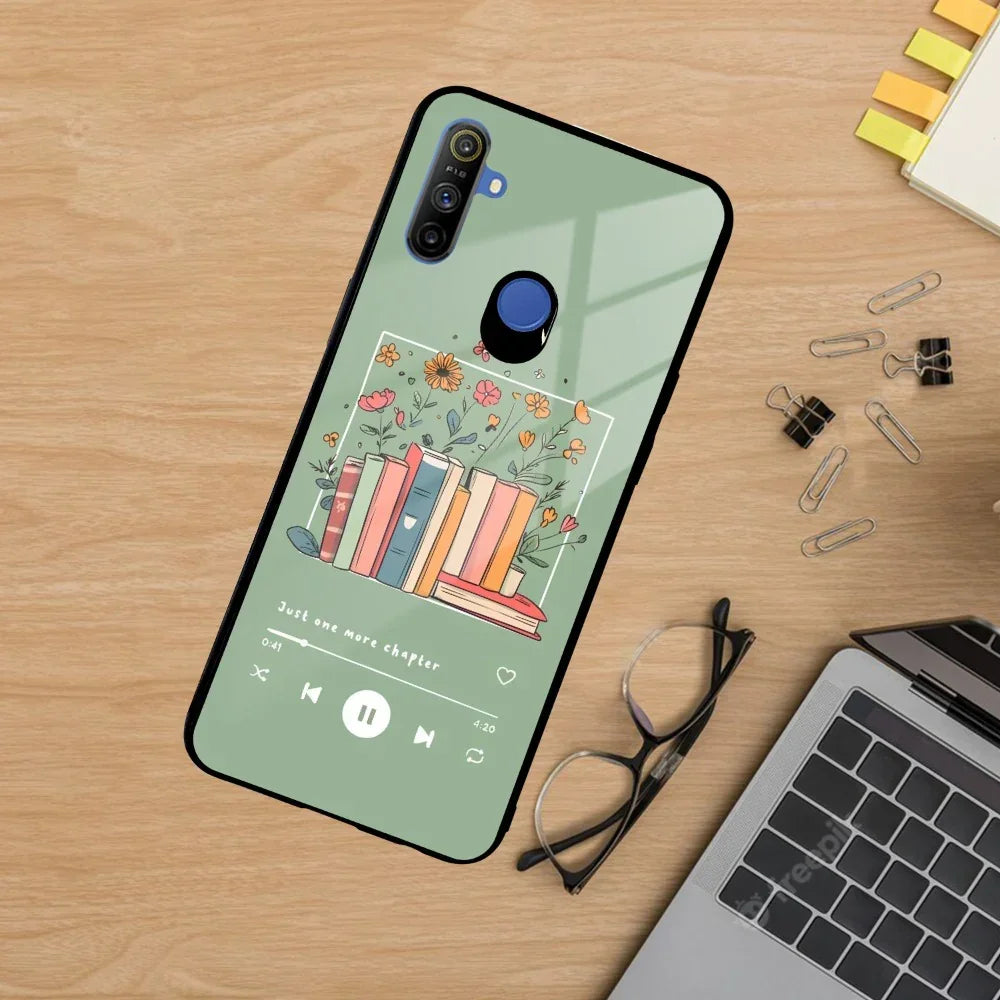 Soft Volume Stories Glass Case Cover For Realme/Narzo - ShopOnCliQ