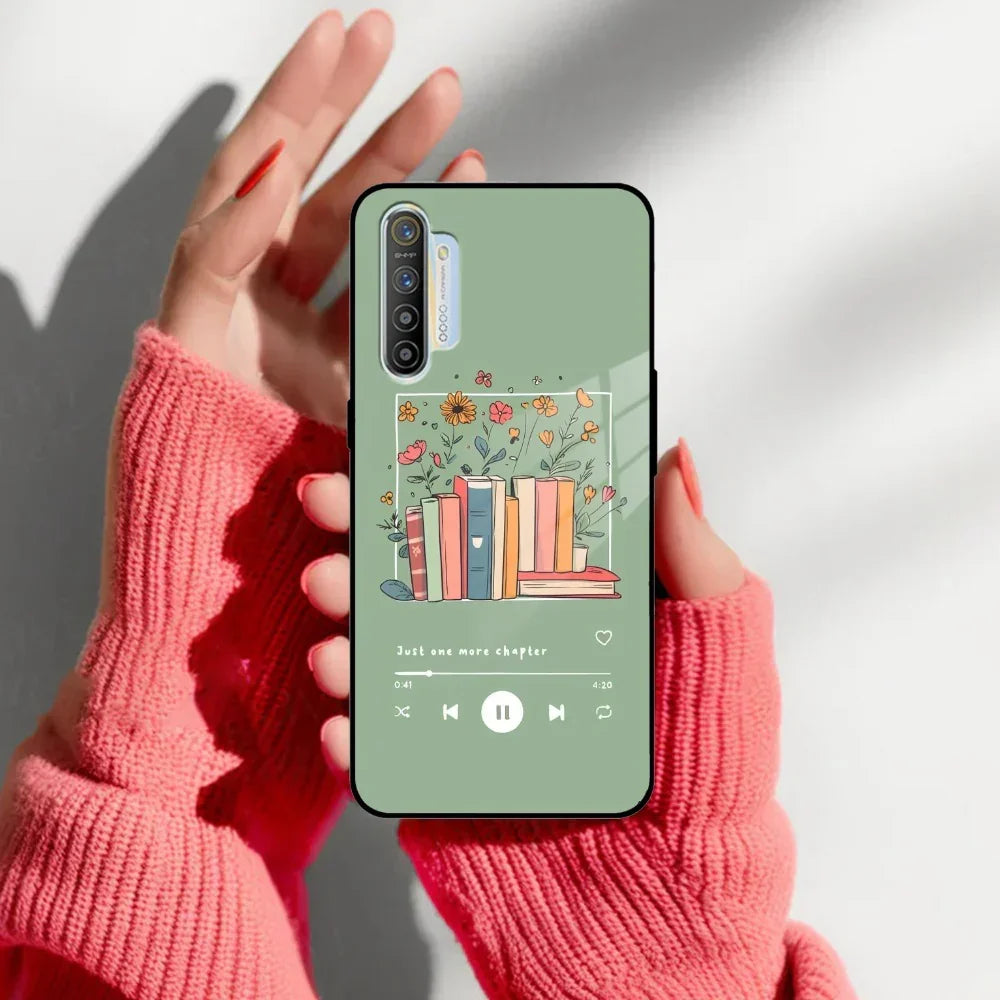 Soft Volume Stories Glass Case Cover For Realme/Narzo - ShopOnCliQ