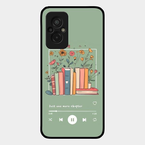 Soft Volume Stories Glass Case Cover For Redmi 11 Prime 4G