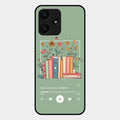 Soft Volume Stories Glass Case Cover For Redmi 12 5G