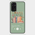 Soft Volume Stories Glass Case Cover For Redmi Note 11