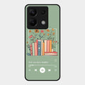 Soft Volume Stories Glass Case Cover For Redmi Note 13 Pro 5G